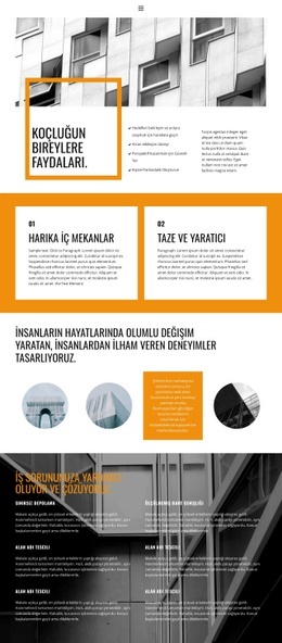 Özel Evler Için Çarpıcı Web Tasarımı