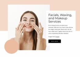 Regenerate Skin And Body - Homepage Design