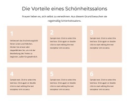 Die Vorteile Eines Schönheitssalons - Ultimatives Website-Design