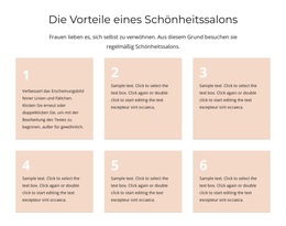 Die Vorteile Eines Schönheitssalons – E-Commerce-Funktion Anzeigen