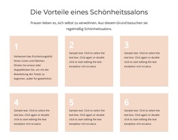 Bestes WordPress-Theme Für Die Vorteile Eines Schönheitssalons