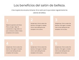 Los Beneficios Del Salón De Belleza.