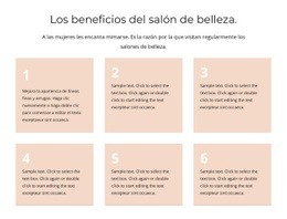 Los Beneficios Del Salón De Belleza. - Diseño De Boceto Popular