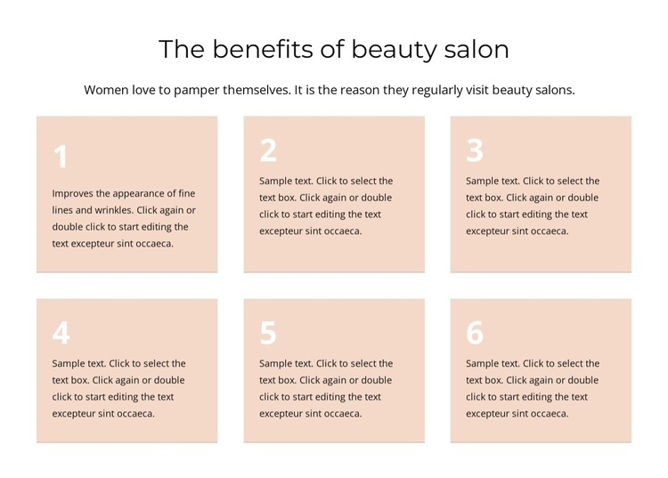 The benefits of beauty salon HTML5 Template