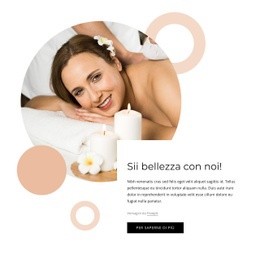 Salone Per La Cura Del Corpo E Spa - HTML Page Creator