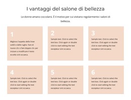 I Vantaggi Del Salone Di Bellezza - Modello Di Sito Web Gratuito