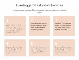 I Vantaggi Del Salone Di Bellezza - Modello Joomla Professionale Gratuito