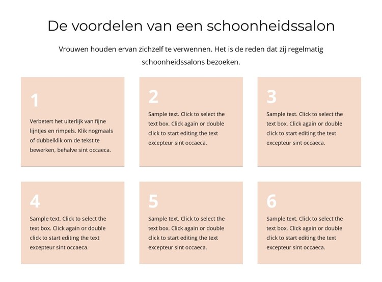 De voordelen van een schoonheidssalon CSS-sjabloon