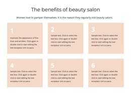 The Benefits Of Beauty Salon - One Page Theme