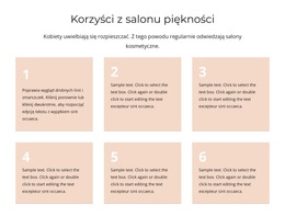 Korzyści Z Salonu Kosmetycznego - Wyświetl Funkcję E-Commerce