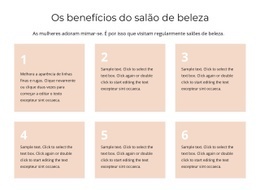 Os Benefícios Do Salão De Beleza - Design Definitivo Do Site