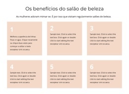 Os Benefícios Do Salão De Beleza - Desenho De Esboço Popular