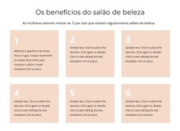 Os Benefícios Do Salão De Beleza - Projetado Profissionalmente