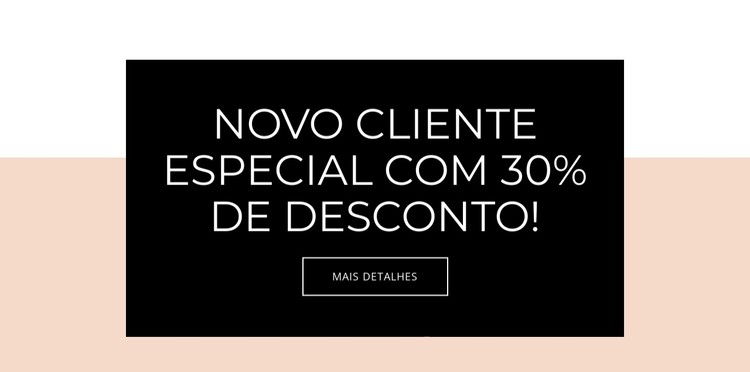 Oferta especial para novos clientes Template CSS