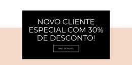 Oferta Especial Para Novos Clientes