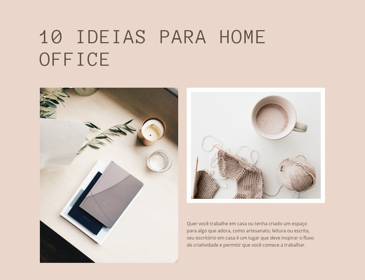 Design e decoração de interiores Landing Page