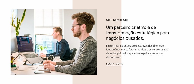 Gestão do valor do cliente Landing Page