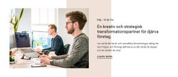 Kundvärdehantering CSS-Webbplatsmall