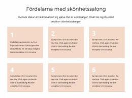 Fördelarna Med Skönhetssalong - Visa E-Handelsfunktion