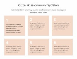 Güzellik Salonunun Faydaları - Tek Sayfalık Tema