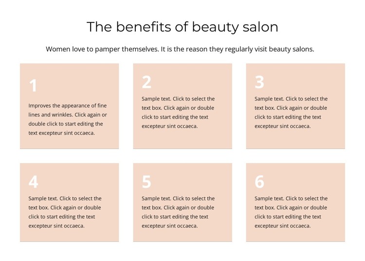 The benefits of beauty salon Web Design