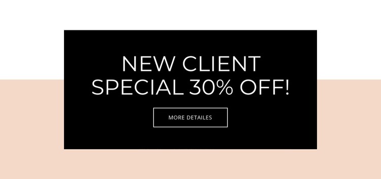 Special offer for new clients Web Design