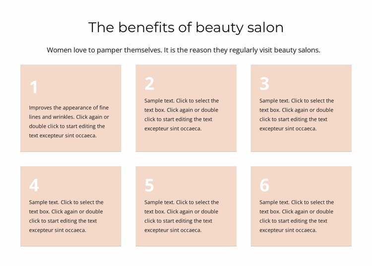 The benefits of beauty salon Website Design