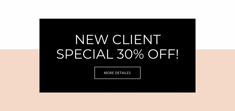 Special offer for new clients Website Design