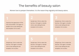 The Benefits Of Beauty Salon - Free Website Template