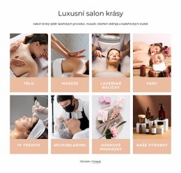 Luxusní Salon Krásy – Prémiová Šablona