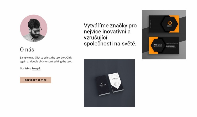 Rozšíření značek a podniků Šablona CSS