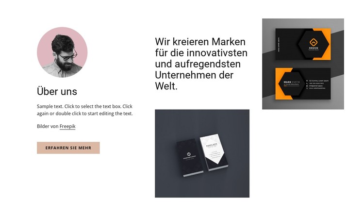 Dehnung von Marken und Unternehmen CSS-Vorlage