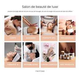 Salon De Beauté De Luxe - Modèle De Page Web HTML