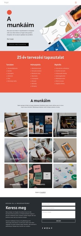 Portfólió Oldal