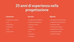 25 Anni Di Esperienza Nella Progettazione