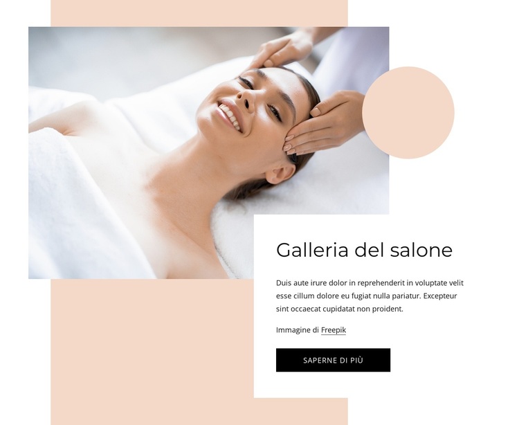 Oasi di benessere per la bellezza Tema WordPress