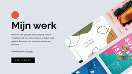 Portfolioprojecten Freelancer - Gratis Websitesjabloon