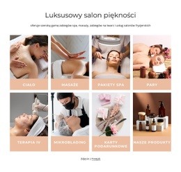 Luksusowy Salon Kosmetyczny – Szablon Premium