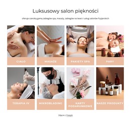 Luksusowy Salon Kosmetyczny - Pobranie Szablonu HTML