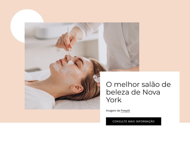 O melhor salão de beleza Template CSS