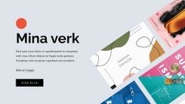 Frilansar Portföljprojekt - Mallar Webbplatsdesign