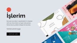 Serbest Çalışan Portföy Projeleri - HTML Sayfası Şablonu