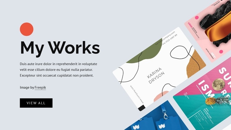 Freelancer portfolio projects Webflow Template Alternative