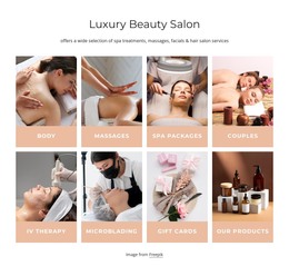 Luxury Beauty Salon - Professional WordPress Theme