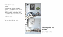 Conception De Salon - Concepteur De Pages De Destination