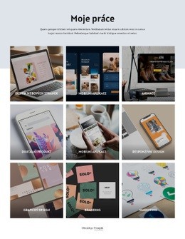 Moje Designové Projekty – Šablona HTML5