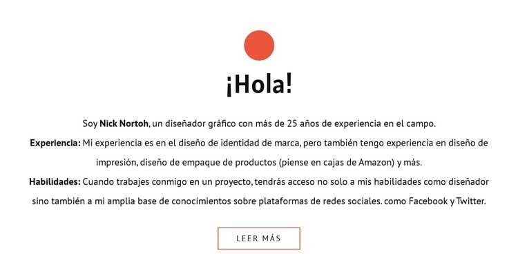 Hola Diseño de páginas web