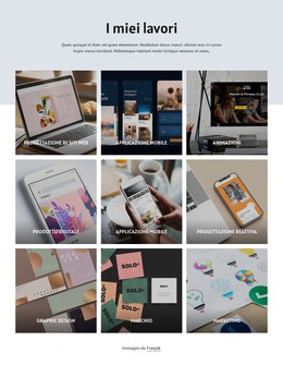I Miei Progetti Di Design - Modello HTML5