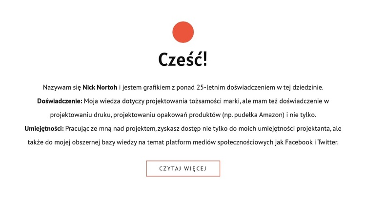 Cześć Motyw WordPress