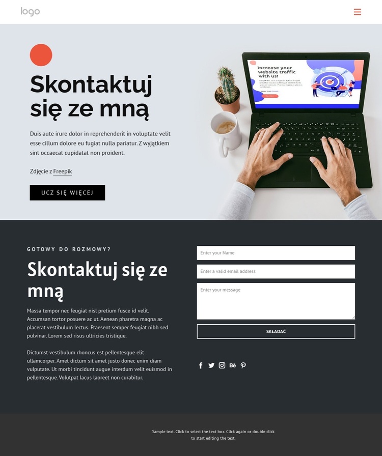 Jestem projektantem i programistą stron internetowych Motyw WordPress